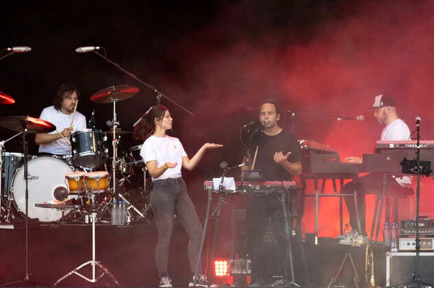 Bosse live beim Strandkorb Open Air im Sparkassenpark. Mönchengladbach, 17.07.2021