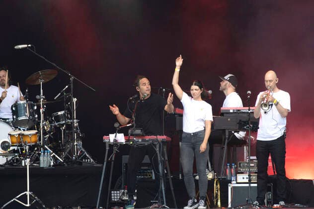 Bosse live beim Strandkorb Open Air im Sparkassenpark. Mönchengladbach, 17.07.2021