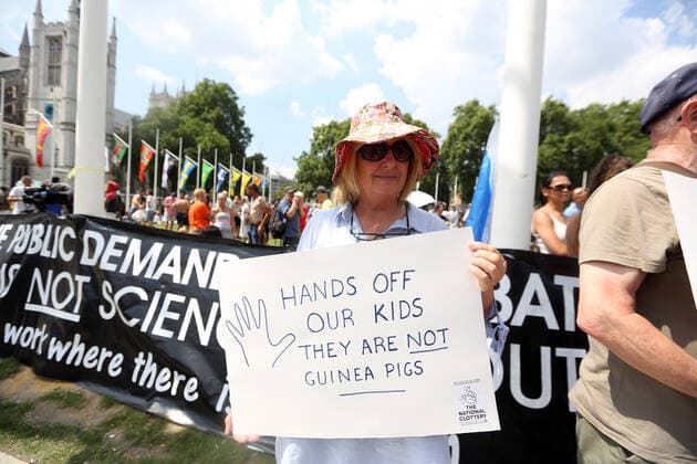 July 19, 2021, London, England, United Kingdom: Anti-lockdown and anti-vaccine protesters stage a demonstration in central London. Almost all coronavirus restrictions including social distancing and mask wearing are lifted in England from today onwards. The final stage of lockdown lifting acmes as countryÃ¢â‚¬â ¢s Health Secretary Sajid Javid tested positive for coronavirus and Prime Minister Boris Johnson and Chancellor RIshi Sunak pinged by NHS app and. Started self-isolation. London United Kingdom - ZUMAs262 20210719_zip_s262_087 Copyright: xTayfunxSalcix