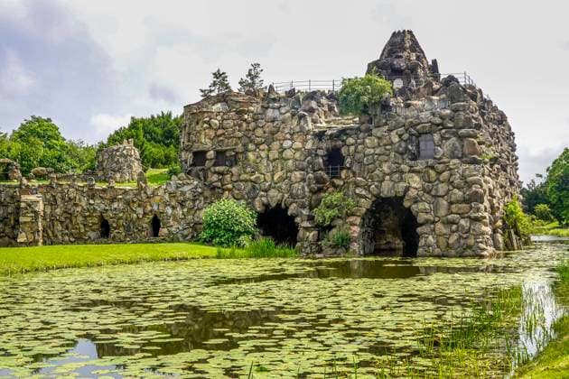 Felseninsel, Wörlitzer Gartenreich, Sachsen-Anhalt, Deutschland *** Rock Island, Wörlitz Garden Kingdom, Saxony-Anhalt, Germany