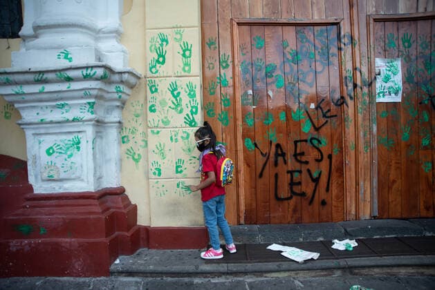 July 20, 2021: Women s groups and feminist collectives celebrate the decriminalization of abortion in the state of Veracruz. The women made paintings in the main church and celebrated with music that abortion is legal in Veracruz - ZUMAqp1_ 20210720_zip_qp1_021 Copyright: xHectorxAdolfoxQuintanarxPerezx