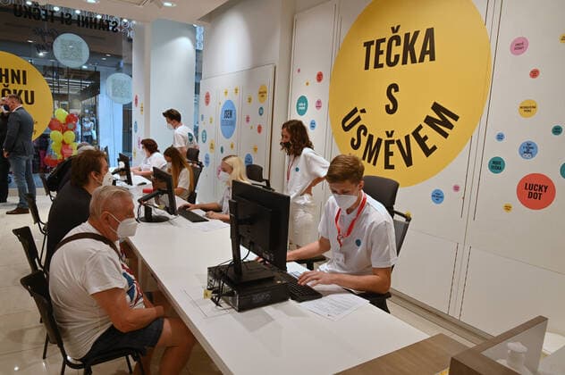 The new vaccination center against covid-19 was opened in Olympia Shopping Centre, Brno, Czech Republic, on Wednesday, July 21, 2021. Further such vaccination centres are to open at railway stations in Czechia, mainly in regional capitals and important transport hubs. (CTKxPhoto IgorxZehl) CTKPhotoP2021072105951  zeh