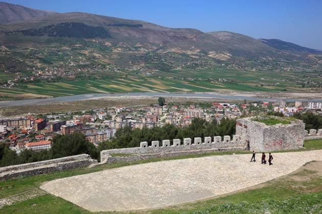 Berat, Berati, Albanien, Teil der Festungsanlage Kalaja