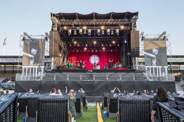 Die Fantastischen Vier die Brita-Arena in Wiesbaden. 20.07.2021 - Die fantastischen Vier beim Strandkorb Open Air in der Brita Arena Wiesbaden. Wiesbaden BRITA-Arena Hessen