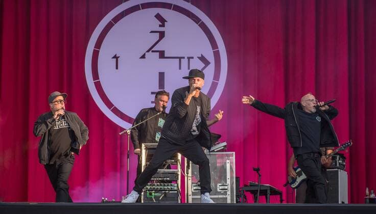 Die Fantastischen Vier die Brita-Arena in Wiesbaden. 20.07.2021 - Die fantastischen Vier beim Strandkorb Open Air in der Brita Arena Wiesbaden. Wiesbaden BRITA-Arena Hessen
