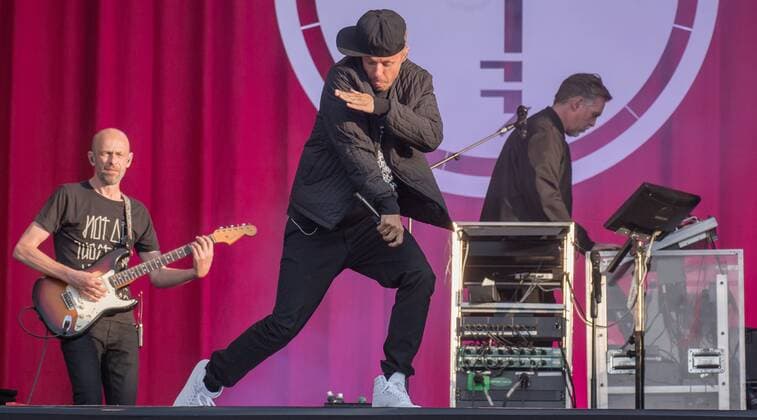 Die Fantastischen Vier die Brita-Arena in Wiesbaden. 20.07.2021 - Die fantastischen Vier beim Strandkorb Open Air in der Brita Arena Wiesbaden. Wiesbaden BRITA-Arena Hessen