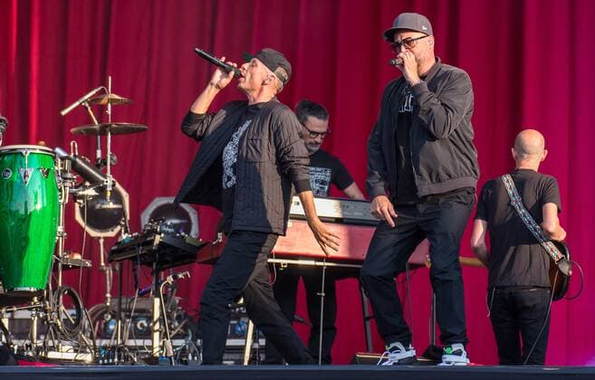 Die Fantastischen Vier die Brita-Arena in Wiesbaden. 20.07.2021 - Die fantastischen Vier beim Strandkorb Open Air in der Brita Arena Wiesbaden. Wiesbaden BRITA-Arena Hessen