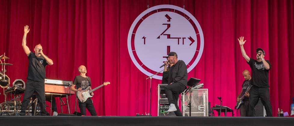 Die Fantastischen Vier die Brita-Arena in Wiesbaden. 20.07.2021 - Die fantastischen Vier beim Strandkorb Open Air in der Brita Arena Wiesbaden. Wiesbaden BRITA-Arena Hessen