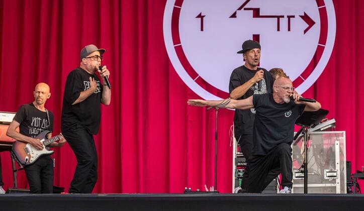 Die Fantastischen Vier die Brita-Arena in Wiesbaden. 20.07.2021 - Die fantastischen Vier beim Strandkorb Open Air in der Brita Arena Wiesbaden. Wiesbaden BRITA-Arena Hessen
