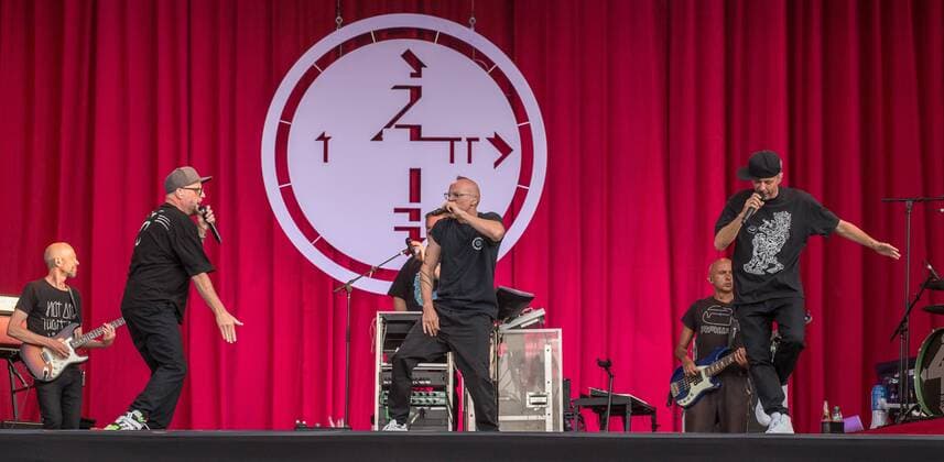 Die Fantastischen Vier die Brita-Arena in Wiesbaden. 20.07.2021 - Die fantastischen Vier beim Strandkorb Open Air in der Brita Arena Wiesbaden. Wiesbaden BRITA-Arena Hessen
