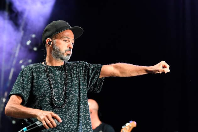 Italy: Subsonica Tour Estate 2021 Samuel Subsonica durante il Concerto a Villa Ada Roma Incontra i Mondo 2021 Roma, 22 Luglio 2021 Subsonica during the Tour Estate 2021 at Villa Ada Roma Incontra il Mondo Rome Italy Copyright: DomenicoxCippitelli
