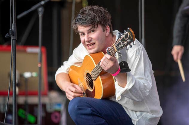 Faber live beim Picknick Konzert auf der Zoopark Festwiese. Erfurt, 22.07.2021
