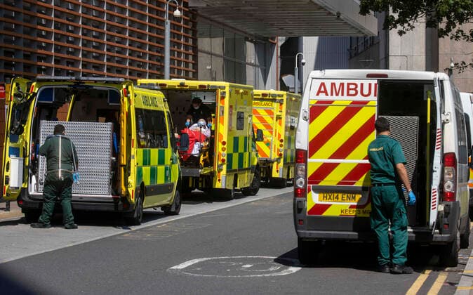 . 23 07 2021. London, United Kingdom. Hospitals are under pressure as a steady stream of patients arrive at the Royal London Hospital in Whitechapel. Infection rates continue to soar with approximately 741,700 people testing positive, days after Boris Johnson confirmed the removal of all Covid-19 legal restrictions on Freedom Day. Hospitals also have a big backlog of patients. This is one day after NHS staff were offered a 3% pay rise.Nurses and staff are considering strike action. Royal London Hospital. Whitechapel.  xMarkxThomasx xi-Imagesx IIM-22442-0006