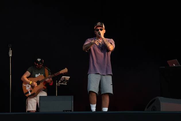 Pietro Lombardi in der Brita-Arena Wiesbaden. 22.07.2021 - Pietro Lombardi beim Strandkorb Open Air in der BRITA-Arena Wiesbaden. Wiesbaden BRITA-Arena Hessen