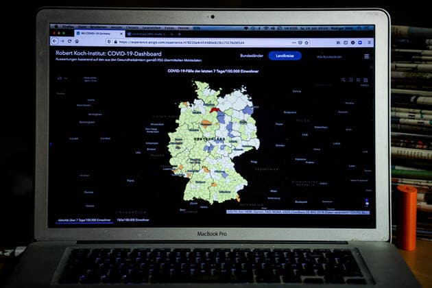 Coronavirus in Deutschland - Covid-19-Dashboard des Robert Koch-Institut 24.07.2021: Robert Koch-Institut: 7-Tage-Inzidenz 13,6. 7-Tage-Fallzahl 11.342. COVID-19-Fälle 3.754.511. Zugang um 1.919 gegenüber dem Vortag. COVID-19-Todesfälle 91.520. Zugang um 28 gegenüber dem Vortag.