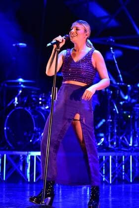 Italy: Emma Marrone - Fortuna Live Tour 2021 Emma Marrone performs live at Ex base Nato in Napoli with her Fortuna Live Tour 2021. Napoli Italy Copyright: PaolaxVisone
