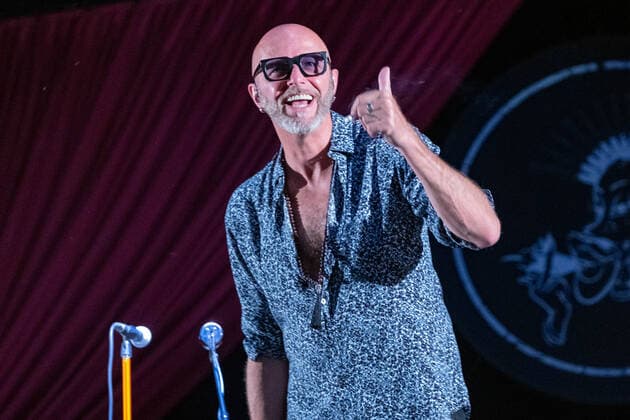 Paolo Pau Bruni - Negrita durante Negrita - La teatrale summer tour 2021, Concerto in Villafranca di Verona, Italia, 23 luglio 2021