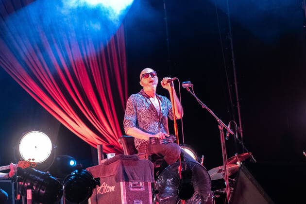 Paolo Pau Bruni - Negrita durante Negrita - La teatrale summer tour 2021, Concerto in Villafranca di Verona, Italia, 23 luglio 2021