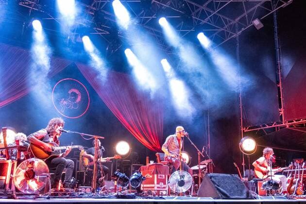 Negrita durante Negrita - La teatrale summer tour 2021, Concerto in Villafranca di Verona, Italia, 23 luglio 2021