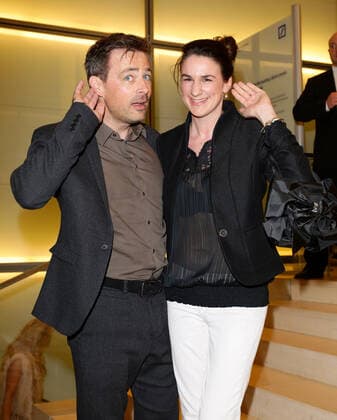 Jan Sosniok mit Freundin Nadine Moellers bei der Verleihung des 11. Deutschen Hörfilmpreis im Atrium der Deutsche Bank AG in Berlin 090413 Berlin Deutschland Copyright: xJamesxColdreyx
