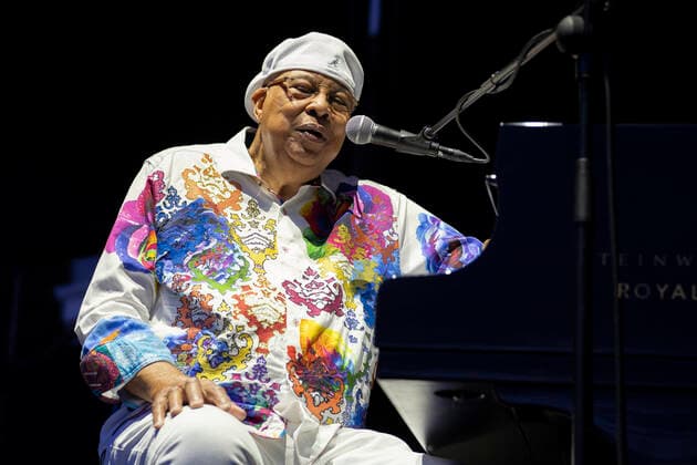 July 25, 2021, Madrid, Spain: Cuban jazz pianist Chucho Valdes performs on stage during the Jazz Palacio Real music festival at Palacio Real in Madrid. Madrid Spain - ZUMAs197 20210725_zaa_s197_113 Copyright: xAtilanoxGarciax