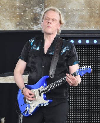 Readington, NJ, - JULY 25: James Young of Styx preforms in concert at the The 38th annual New Jersey Lottery Festival of Ballooning on JULY 25, 2021 in Readington, NJ . Copyright: xJohnxPalmerx