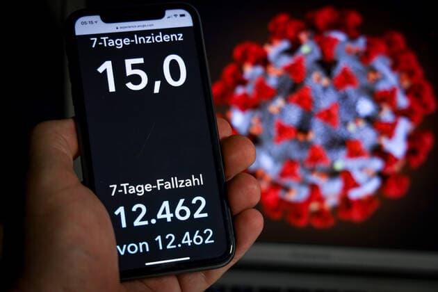 Coronavirus in Deutschland - Covid-19-Dashboard des Robert Koch-Institut 28.07.2021: Robert Koch-Institut: 7-Tage-Inzidenz 15,0. 7-Tage-Fallzahl 12.462. COVID-19-Fälle 3.761.169. Zugang um 2.768 dem Vortag. COVID-19-Todesfälle 91.586. Zugang um 21 gegenüber dem Vortag.