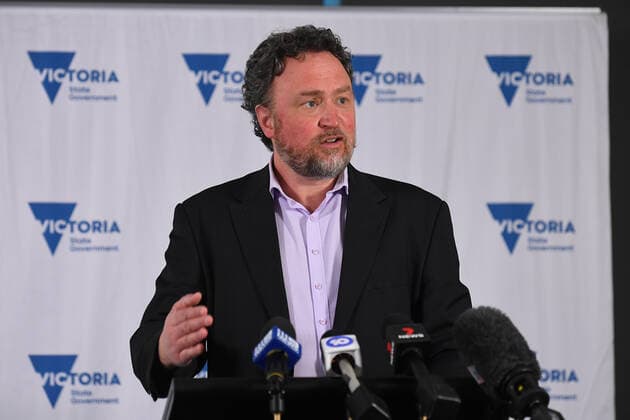 MARTIN FOLEY COVID19 PRESSER, Victorian Acting Chief Health Officer Ben Cowie speaks to the media during a press conference in Melbourne, Thursday, July 29, 2021. Victoria has recorded seven new cases of Covid19 in the past 24 hours. ( NO ARCHIVING, EDITORIAL USE ONLY, NO USE IN BOOKS WITHOUT CONSENT MELBOURNE VIC AUSTRALIA  Copyright: xJAMESxROSSx 20210729001561570820