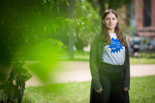 Kandidaten-Vorstellung Partei Die Grünen für den Bundestag. Merle Spellerberg.