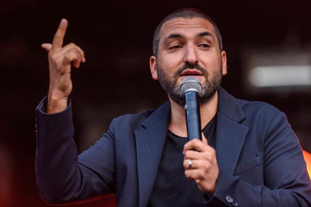 Ibrahim Maalouf at the festival Arena 5 in Brussels Maalouf Ibrahim au festival Arena 5 a Bruxelles Reporters QUINET JEANxMARCxQUINET