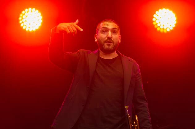 Ibrahim Maalouf at the festival Arena 5 in Brussels Maalouf Ibrahim au festival Arena 5 a Bruxelles Reporters QUINET JEANxMARCxQUINET