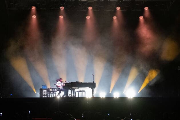 Gianna Nannini durante titoloEvento, Concerto cantante italiano in Villafranca di Verona, Italy, 29 luglio 2021