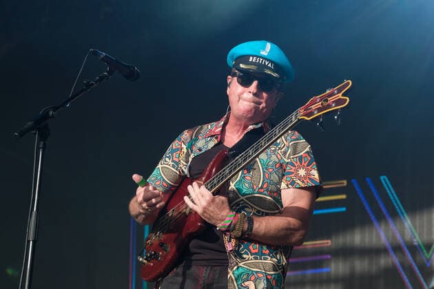 July 31, 2021, Lulworth, United Kingdom: Mark King vocalist and guitarist with the 1980s British New Wave band Level 42 perform during the Camp Bestival in Lulworth. Lulworth United Kingdom - ZUMAs197 20210731_zaa_s197_177 Copyright: xDawnxFletcher-Parkx