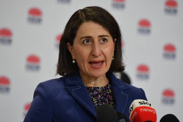 GLADYS BEREJIKLIAN COVID19 PRESSER, NSW Premier Gladys Berejiklian at a press conference to provide a COVID-19 update in Sydney, Sunday, August 1, 2021. NSW recorded 239 new locally acquired cases of COVID-19 in the 24 hours to 8pm last night. ( NO ARCHIVING, EDITORIAL USE ONLY, NO USE IN BOOKS WITHOUT CONSENT SYDNEY NSW AUSTRALIA  Copyright: xMICKxTSIKASx 20210801001562677562