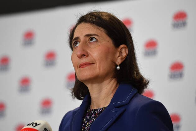 GLADYS BEREJIKLIAN COVID19 PRESSER, NSW Premier Gladys Berejiklian at a press conference to provide a COVID-19 update in Sydney, Sunday, August 1, 2021. NSW recorded 239 new locally acquired cases of COVID-19 in the 24 hours to 8pm last night. ( NO ARCHIVING, EDITORIAL USE ONLY, NO USE IN BOOKS WITHOUT CONSENT SYDNEY NSW AUSTRALIA  Copyright: xMICKxTSIKASx 20210801001562692834