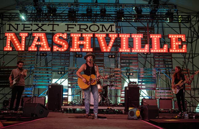 July 31, 2021, George, WA, USA: SInger Jackson Dean performs on the Next to Nashville Stage during day 2 of the Watershed Music Festival at The Gorge Amphitheater on July 31, 2021 in George, Washington. ( Xander Deccio ImageSpace) George USA - ZUMAs181 20210731_zea_s181_045 Copyright: xImagespacex