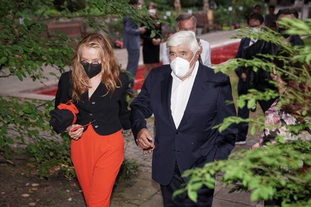 Verleihung des Mario Adorf Preises 01.08.2021 - Mario Adorf bei der Verleihung des Mario-Adorf-Preises bei den Nibelungen-Festspielen in Worms. Worms Nibelungen Festspiele Rheinland-Pfalz