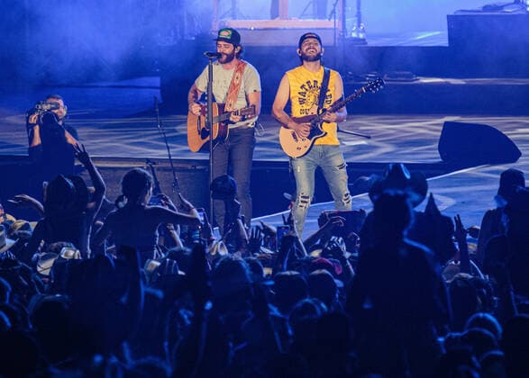 August 1, 2021, George, WA, USA: SInger Thomas Rhett headlines night three of the Watershed Music Festival at The Gorge Amphitheater on August 01, 2021 in George, Washington. ( Xander Deccio ImageSpace) George USA - ZUMAs181 20210801_zea_s181_008 Copyright: xImagespacex