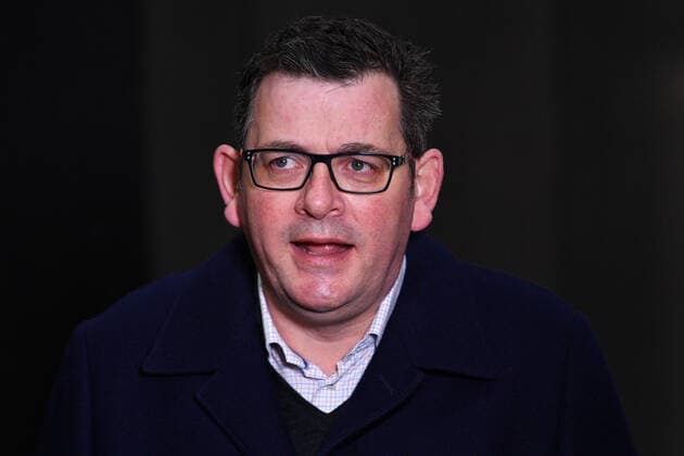 DANIEL ANDREWS COVID19 PRESSER, Victorian Premier Daniel Andrews speaks to the media during a press conference in Melbourne, Sunday, August 8, 2021. Victoria has recorded 11 new locally acquired COVID-19 cases. ( NO ARCHIVING, EDITORIAL USE ONLY, NO USE IN BOOKS WITHOUT CONSENT MELBOURNE VIC AUSTRALIA  Copyright: xJAMESxROSSx 20210808001565399161