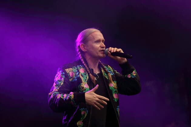 Roman Geike alias Romano beim Bergfunk Open Air auf dem Funkerberg in Königs Wusterhausen, 7. August 2021. Bergfunk Open Air