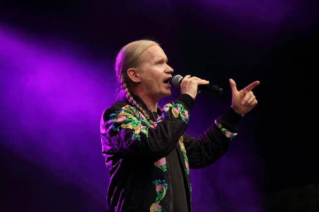 Roman Geike alias Romano beim Bergfunk Open Air auf dem Funkerberg in Königs Wusterhausen, 7. August 2021. Bergfunk Open Air
