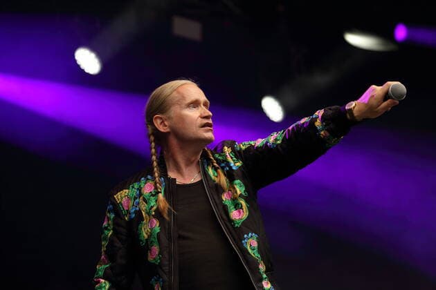Roman Geike alias Romano beim Bergfunk Open Air auf dem Funkerberg in Königs Wusterhausen, 7. August 2021. Bergfunk Open Air