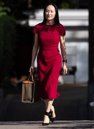 August 10, 2021, Vancouver, BC, Canada: Meng Wanzhou, chief financial officer of Huawei, leaves home to attend her extradition hearing at B.C. Supreme Court, in Vancouver, on Tuesday, August 10, 2021. Vancouver Canada - ZUMAc35_ 20210810_zaf_c35_035 Copyright: xDarrylxDyckx