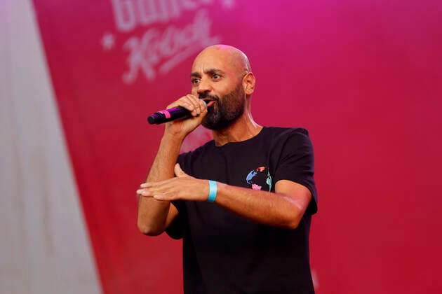G-Style beim Benefizkonzert für die Opfer der Flutkatastrophe an der Südbrücke. Köln, 11.08.2021