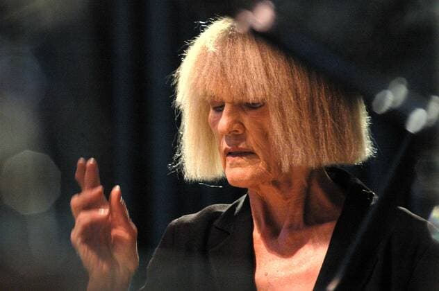 Die amerikanische Jazz-Komponistin und -Pianistin Carla Bley. The American jazz composer and pianist Carla Bley. Essen DEU;DE;GERMANY;DEUTSCHLAND;ALLEMAGNE