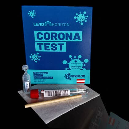 20210407 Corona: Everybody is Gargling - Free Test Kits for All VIENNA, AUSTRIA - APRIL 07: Everybody is Gargling - Free Test Kits for Everyone - is a campaign of the City of Vienna with the Chamber of Commerce. From this day on, up to 200,000 free PCR tests are going to be available for all people living in Vienna. The picture shows the kit avaible at the Rewe Group and its Bipa shops. on april 07, 2021 in Vienna, Austria. WIEN, OESTERREICH - APRIL 07: Alles gurgelt - Kostenlose Testkits fuer alle - ist eine Aktion der Stadt Wien mit der Wirtschaftskammer. Damit werden ab sofort taeglich bis zu 200.000 kostenlose PCR-Tests fuer alle Wiens Bewohner ermoeglicht werden. Das Bild zeigt ein Kits erhaeltlich bei Rewe-Konzern und seinen Bipa-F Copyright: xIsabellexOuvrardx SEPAxMedia