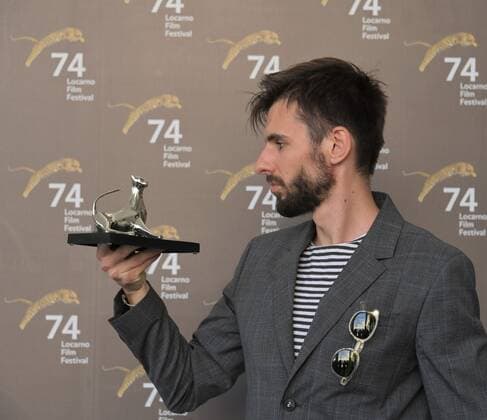 Locarno, Switzerland Locarno Film Festival 2021 Palmares awards ceremony photocall Locarno Film Festival Best emerging director In the photo: Hleb Papou director  Copyright: xNickxZonnax xIPAx xNickxZonnax