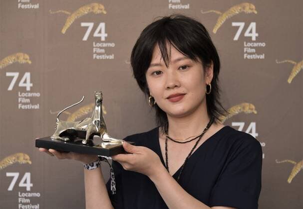 Locarno, Switzerland Locarno Film Festival 2021 Palmares awards ceremony photocall Locarno Film Festival Special jury prize In the photo: Ding Ningyuan producer  Copyright: xNickxZonnax xIPAx xNickxZonnax