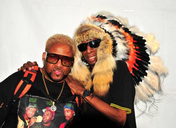 BRONX, NY - AUGUST 16: Pudgee Tha Phat Bastard, Pow Wow attend the It s Time for Hip Hop in NYC concert at Orchard Beach on August 16, 2021 in the Bronx, New York. Copyright: xKoixSojer Snap NxUxPhotosx MediaPunchx