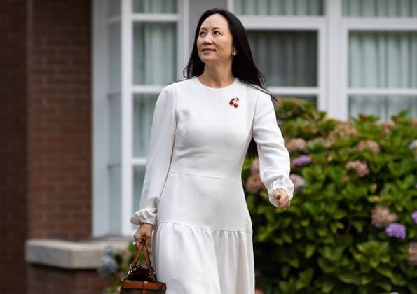 News Bilder des Tages August 17, 2021, Vancouver, BC, Canada: Meng Wanzhou, chief financial officer of Huawei, leaves home to attend her extradition hearing at B.C. Supreme Court, in Vancouver, on Tuesday, August 17, 2021. Vancouver Canada - ZUMAc35_ 20210817_zaf_c35_004 Copyright: xDarrylxDyckx